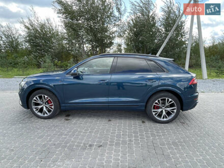 Синий Ауди Q8, объемом двигателя 2.97 л и пробегом 99 тыс. км за 61500 $, фото 1 на Automoto.ua