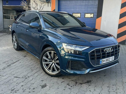Ауди Q8 2019 в Одессе на Automoto.ua Синий Ауди Q8, объемом двигателя 3 л и пробегом 37 тыс. км за 57800 $, фото 1 на Automoto.ua