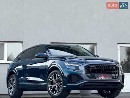 Синий Ауди Q8, объемом двигателя 3 л и пробегом 52 тыс. км за 76999 $, фото 1 на Automoto.ua