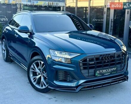 Синій Ауді Q8, об'ємом двигуна 3 л та пробігом 28 тис. км за 60900 $, фото 1 на Automoto.ua