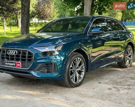 Синий Ауди Q8, объемом двигателя 3 л и пробегом 28 тыс. км за 72990 $, фото 1 на Automoto.ua