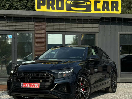 Синий Ауди Q8, объемом двигателя 3 л и пробегом 27 тыс. км за 74500 $, фото 1 на Automoto.ua