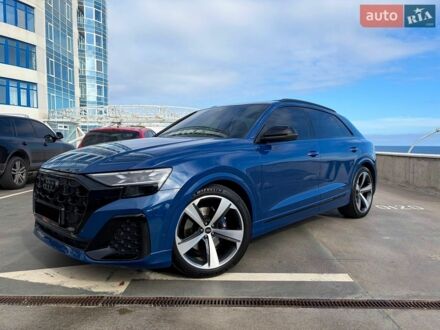 Синий Ауди Q8, объемом двигателя 3 л и пробегом 29 тыс. км за 83000 $, фото 1 на Automoto.ua