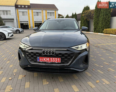 Серый Ауди Q8 e-tron, объемом двигателя 0 л и пробегом 33 тыс. км за 59000 $, фото 1 на Automoto.ua