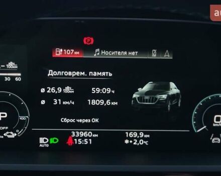 Сірий Ауді Q8 e-tron, об'ємом двигуна 0 л та пробігом 34 тис. км за 65000 $, фото 55 на Automoto.ua