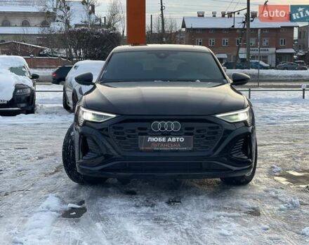 Черный Ауди Q8 Sportback e-tron, объемом двигателя 0 л и пробегом 12 тыс. км за 49100 $, фото 1 на Automoto.ua