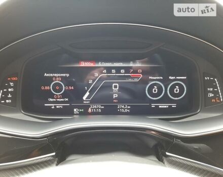 Синий Ауди RS Q8, объемом двигателя 4 л и пробегом 22 тыс. км за 119900 $, фото 14 на Automoto.ua