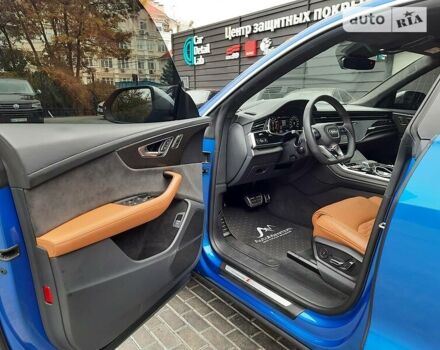 Синий Ауди RS Q8, объемом двигателя 4 л и пробегом 22 тыс. км за 119900 $, фото 8 на Automoto.ua