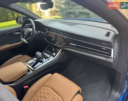 Синий Ауди RS Q8, объемом двигателя 4 л и пробегом 51 тыс. км за 87000 $, фото 25 на Automoto.ua