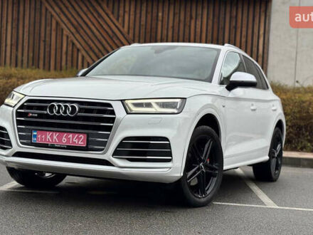 Ауди SQ5 2018 в Киеве на Automoto.ua Белый Ауди SQ5, объемом двигателя 3 л и пробегом 141 тыс. км за 27900 $, фото 1 на Automoto.ua