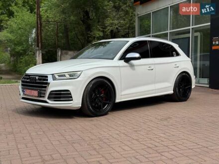Ауди SQ5 2018 в Киеве на Automoto.ua Белый Ауди SQ5, объемом двигателя 3 л и пробегом 112 тыс. км за 35500 $, фото 1 на Automoto.ua