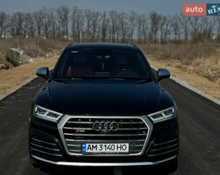 Черный Ауди SQ5, объемом двигателя 3 л и пробегом 152 тыс. км за 27950 $, фото 1 на Automoto.ua