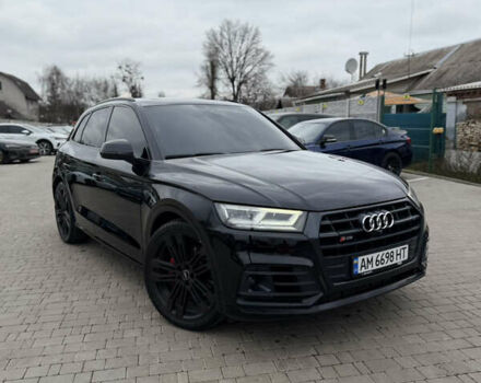 Черный Ауди SQ5, объемом двигателя 3 л и пробегом 98 тыс. км за 30999 $, фото 1 на Automoto.ua