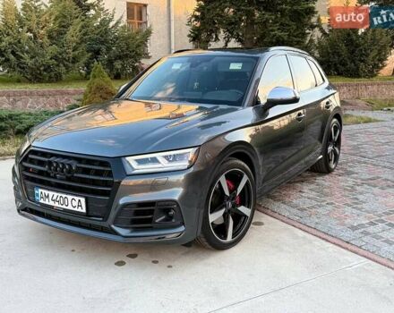 Серый Ауди SQ5, объемом двигателя 3 л и пробегом 92 тыс. км за 38999 $, фото 1 на Automoto.ua