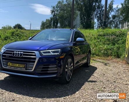 Синий Ауди SQ5, объемом двигателя 3 л и пробегом 105 тыс. км за 36750 $, фото 2 на Automoto.ua