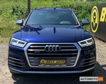Синий Ауди SQ5, объемом двигателя 3 л и пробегом 105 тыс. км за 36750 $, фото 1 на Automoto.ua