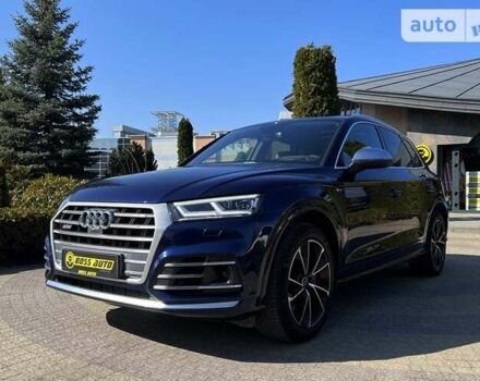 Синій Ауді SQ5, об'ємом двигуна 3 л та пробігом 38 тис. км за 45500 $, фото 2 на Automoto.ua