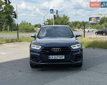 Синий Ауди SQ5, объемом двигателя 3 л и пробегом 42 тыс. км за 53500 $, фото 2 на Automoto.ua