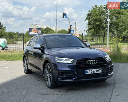 Синий Ауди SQ5, объемом двигателя 3 л и пробегом 42 тыс. км за 53500 $, фото 5 на Automoto.ua