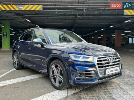 Синий Ауди SQ5, объемом двигателя 3 л и пробегом 54 тыс. км за 30990 $, фото 1 на Automoto.ua