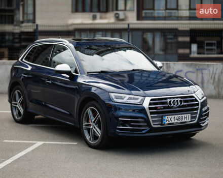 Синий Ауди SQ5, объемом двигателя 3 л и пробегом 49 тыс. км за 37000 $, фото 1 на Automoto.ua