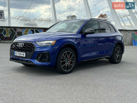 Ауді SQ5 2021 у Києві на Automoto.ua Синій Ауді SQ5, об'ємом двигуна 3 л та пробігом 76 тис. км за 41500 $, фото 1 на Automoto.ua