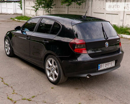 Черный БМВ 1 Серия, объемом двигателя 2 л и пробегом 194 тыс. км за 7200 $, фото 3 на Automoto.ua