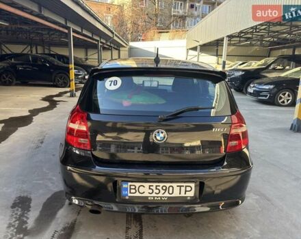 Черный БМВ 1 Серия, объемом двигателя 2 л и пробегом 209 тыс. км за 8500 $, фото 2 на Automoto.ua