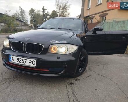 Черный БМВ 1 Серия, объемом двигателя 2 л и пробегом 227 тыс. км за 6200 $, фото 2 на Automoto.ua