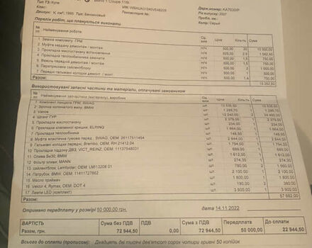 БМВ 1 Серия, объемом двигателя 2 л и пробегом 178 тыс. км за 6300 $, фото 24 на Automoto.ua