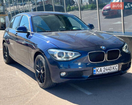 Синий БМВ 1 Серия, объемом двигателя 1.6 л и пробегом 128 тыс. км за 10700 $, фото 1 на Automoto.ua
