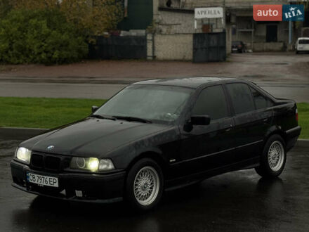 Черный БМВ 3 Серия, объемом двигателя 2.5 л и пробегом 308 тыс. км за 4300 $, фото 1 на Automoto.ua