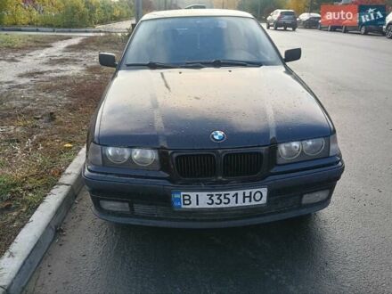 Черный БМВ 3 Серия, объемом двигателя 1.6 л и пробегом 377 тыс. км за 2700 $, фото 1 на Automoto.ua