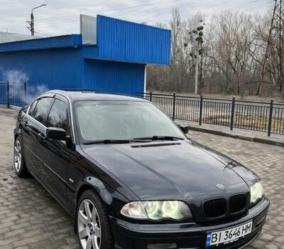 Черный БМВ 3 Серия, объемом двигателя 2 л и пробегом 345 тыс. км за 4800 $, фото 1 на Automoto.ua