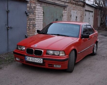 Красный БМВ 3 Серия, объемом двигателя 1.6 л и пробегом 50 тыс. км за 4500 $, фото 1 на Automoto.ua