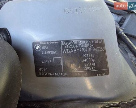 Серый БМВ 3 Серия, объемом двигателя 2 л и пробегом 145 тыс. км за 8200 $, фото 18 на Automoto.ua