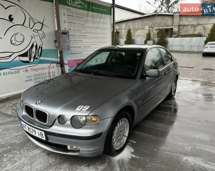 Серый БМВ 3 Серия, объемом двигателя 1.8 л и пробегом 321 тыс. км за 3350 $, фото 1 на Automoto.ua
