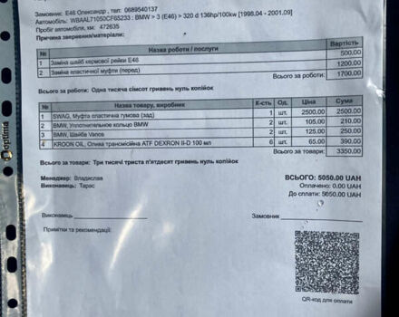 Серый БМВ 3 Серия, объемом двигателя 1.95 л и пробегом 473 тыс. км за 4500 $, фото 22 на Automoto.ua