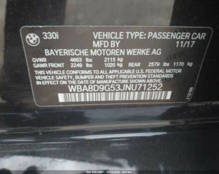 Синій БМВ 3 Серія, об'ємом двигуна 2 л та пробігом 61 тис. км за 3700 $, фото 8 на Automoto.ua