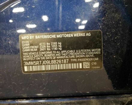 Синій БМВ 3 Серія, об'ємом двигуна 2 л та пробігом 54 тис. км за 8000 $, фото 11 на Automoto.ua