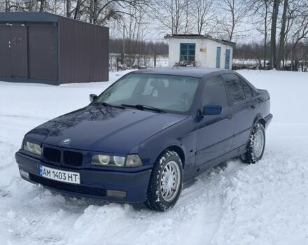 Синий БМВ 3 Серия, объемом двигателя 1.6 л и пробегом 400 тыс. км за 2200 $, фото 1 на Automoto.ua