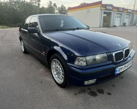 Синий БМВ 3 Серия, объемом двигателя 1.8 л и пробегом 400 тыс. км за 3000 $, фото 1 на Automoto.ua