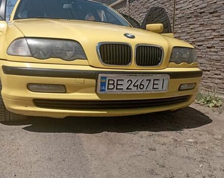 Желтый БМВ 320, объемом двигателя 2 л и пробегом 290 тыс. км за 5000 $, фото 1 на Automoto.ua