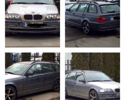 Серый БМВ 320, объемом двигателя 2 л и пробегом 300 тыс. км за 1500 $, фото 1 на Automoto.ua