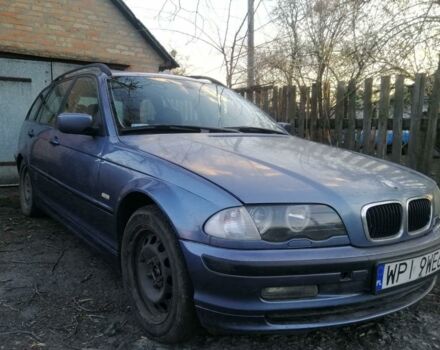 Синий БМВ 320, объемом двигателя 2 л и пробегом 355 тыс. км за 2100 $, фото 1 на Automoto.ua