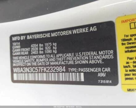 Белый БМВ 4 Серия, объемом двигателя 0 л и пробегом 114 тыс. км за 3200 $, фото 14 на Automoto.ua