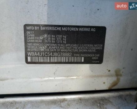 Білий БМВ 4 Серія, об'ємом двигуна 0 л та пробігом 80 тис. км за 8900 $, фото 12 на Automoto.ua