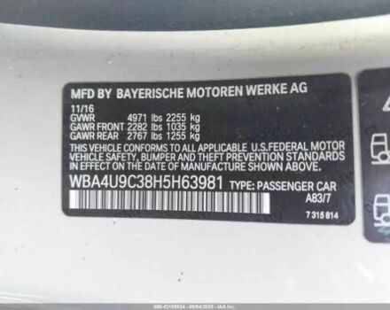 Серый БМВ 4 Серия, объемом двигателя 2 л и пробегом 52 тыс. км за 4100 $, фото 8 на Automoto.ua