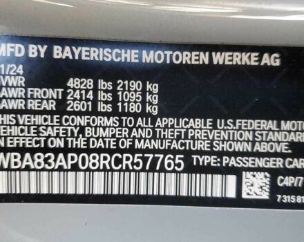 Серый БМВ 4 Серия, объемом двигателя 3 л и пробегом 6 тыс. км за 24300 $, фото 12 на Automoto.ua