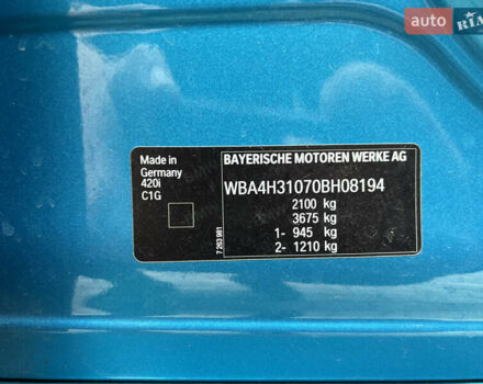 Синий БМВ 4 Серия, объемом двигателя 2 л и пробегом 70 тыс. км за 18950 $, фото 35 на Automoto.ua